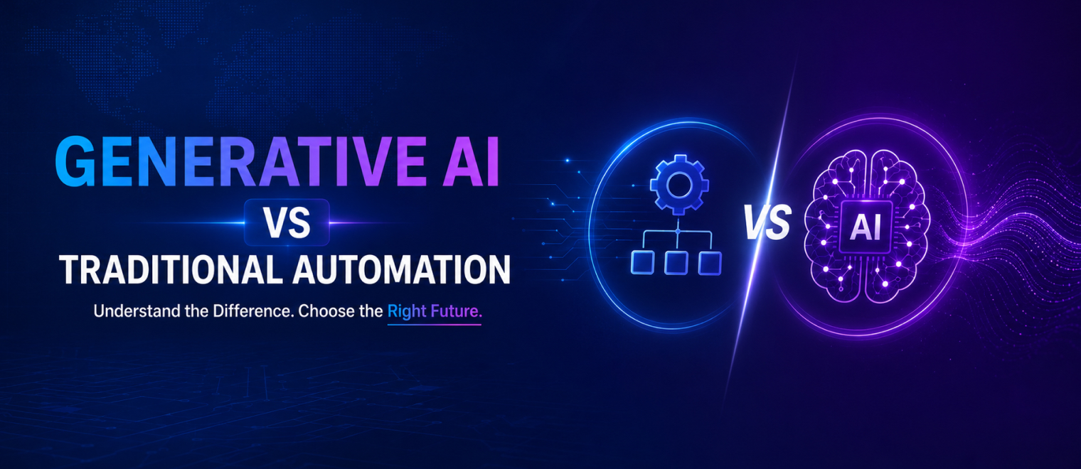 Generative AI vs Traditional Automation: What's the Difference?