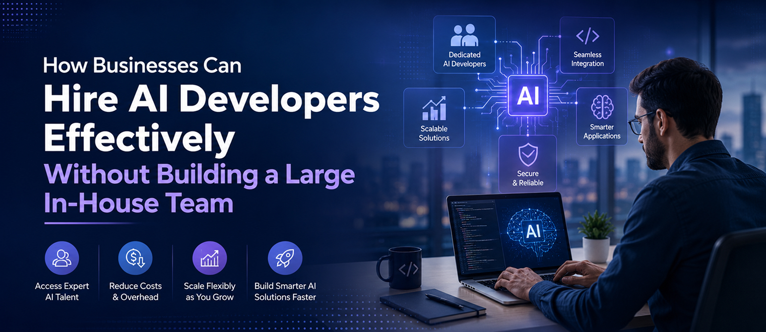 How Businesses Can Hire AI Developers Effectively Without Building a Large In-House Team